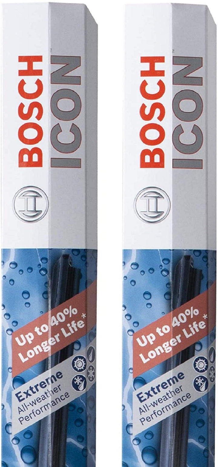 Bosch 26A16A ICON Beam Wischerblätter – Fahrer- und Beifahrerseite – Set mit 2 Blättern (26 A &amp; 16 A