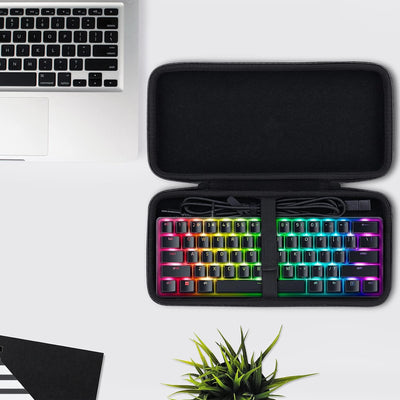 co2CREA Harte 60% Tastatur reiseschutzhülle Etui Tasche für Razer Huntsman Mini Kompakte 60% / Snpur