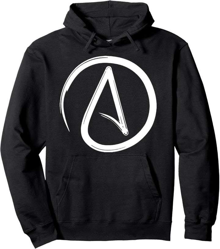 Atheistisches Symbol keine Religion Atheismus Ungläubiger Pullover Hoodie