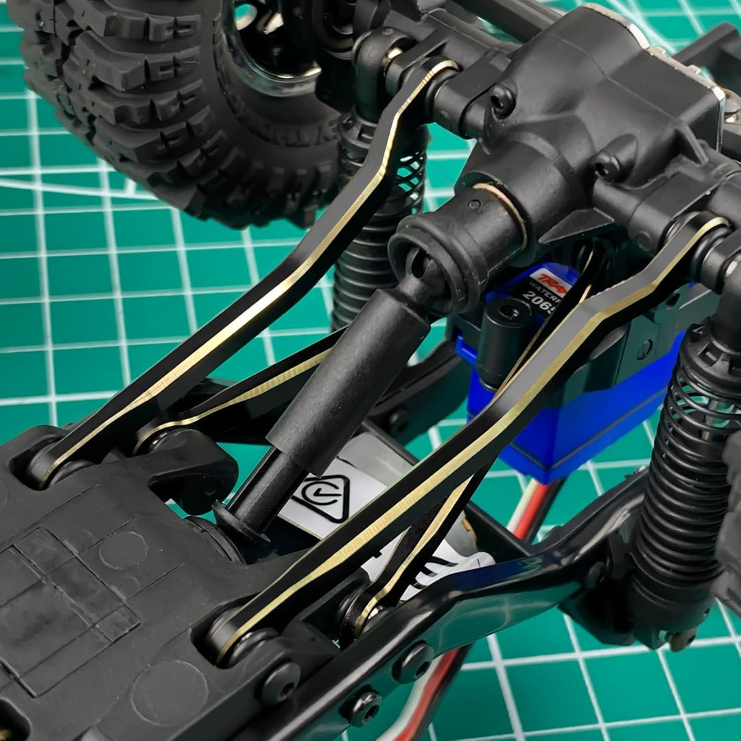Runup High Clearance Chassis Link Rod Metal Connecting Rod Set for 1/18 RC Crawler Tra-xxas TRX4-M-K