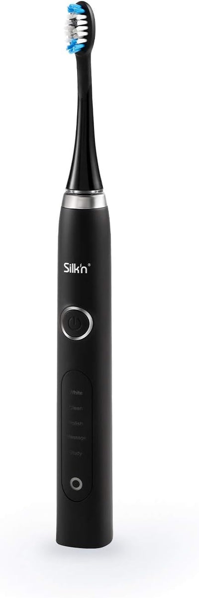 Silk'n SonicSmile Black - Elektrische Zahnbürste für Saubere und Weisse Zähne - 31.000 Vibrationen p