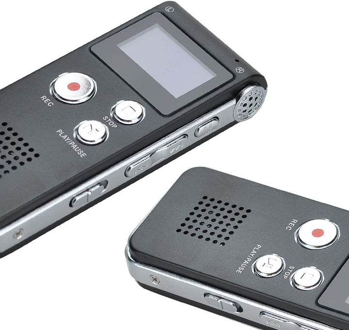 Digitales Diktiergerät,COVVY 8GB Audio Aufnahmegerät,Digitaler Voice Recorder mit Spracherkennung fü