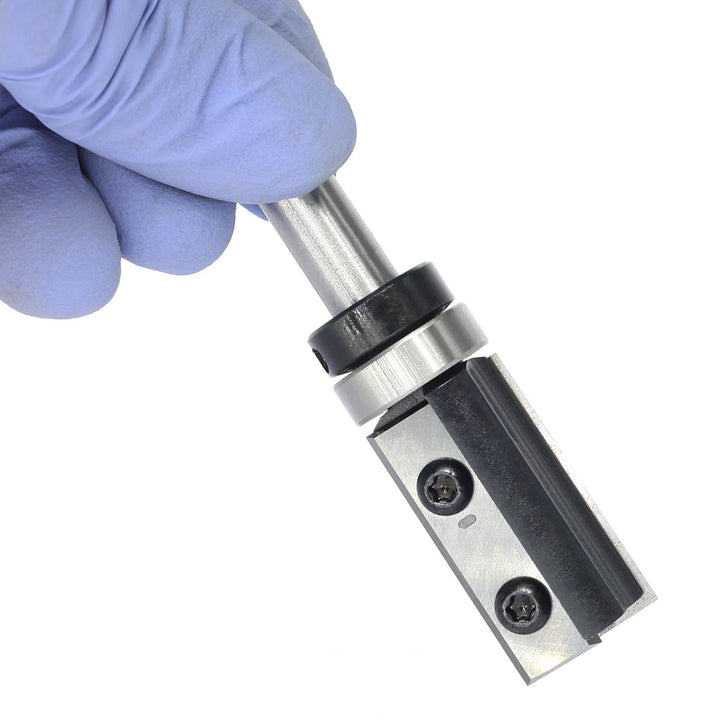 Sinoprotools Wendeplatten Bündigfräser,8mm Schaft Schnittlänge 30mm,Bündiger Fräser mit 4-seitigen A