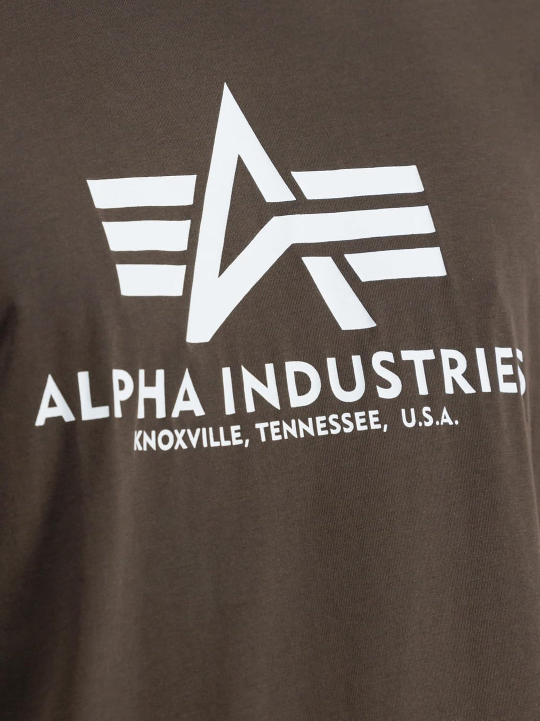 ALPHA INDUSTRIES Herren Basic T-shirt S Black Olive, S Black Olive