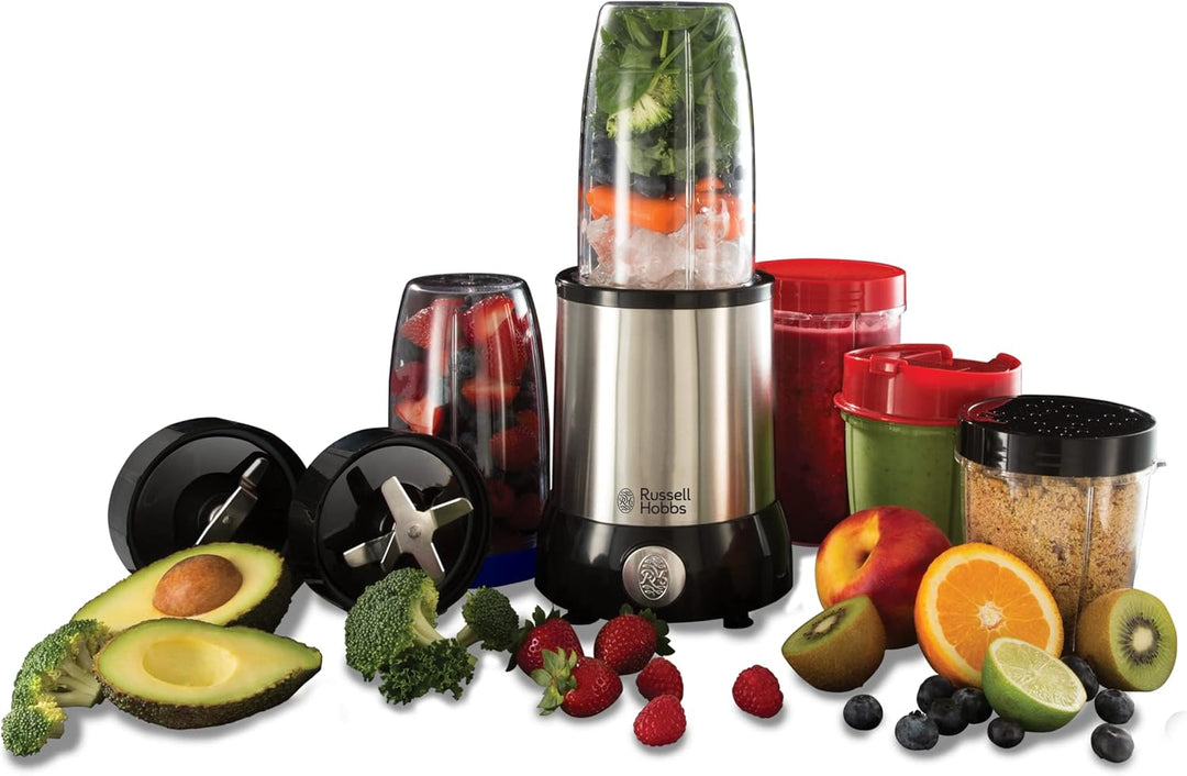 Russell Hobbs Mixer [Multifunktions- Standmixer] NutriBoost (inkl. 5 BPA-freie und spülmaschinengeei