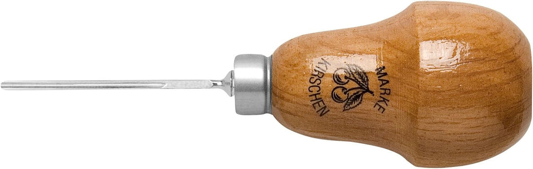 "KIRSCHEN" Werkzeuge 5711005 | Zierschnitzeisen gerade mit Birnenheft, 0,5mm, Stich 11 Stich 11 gera