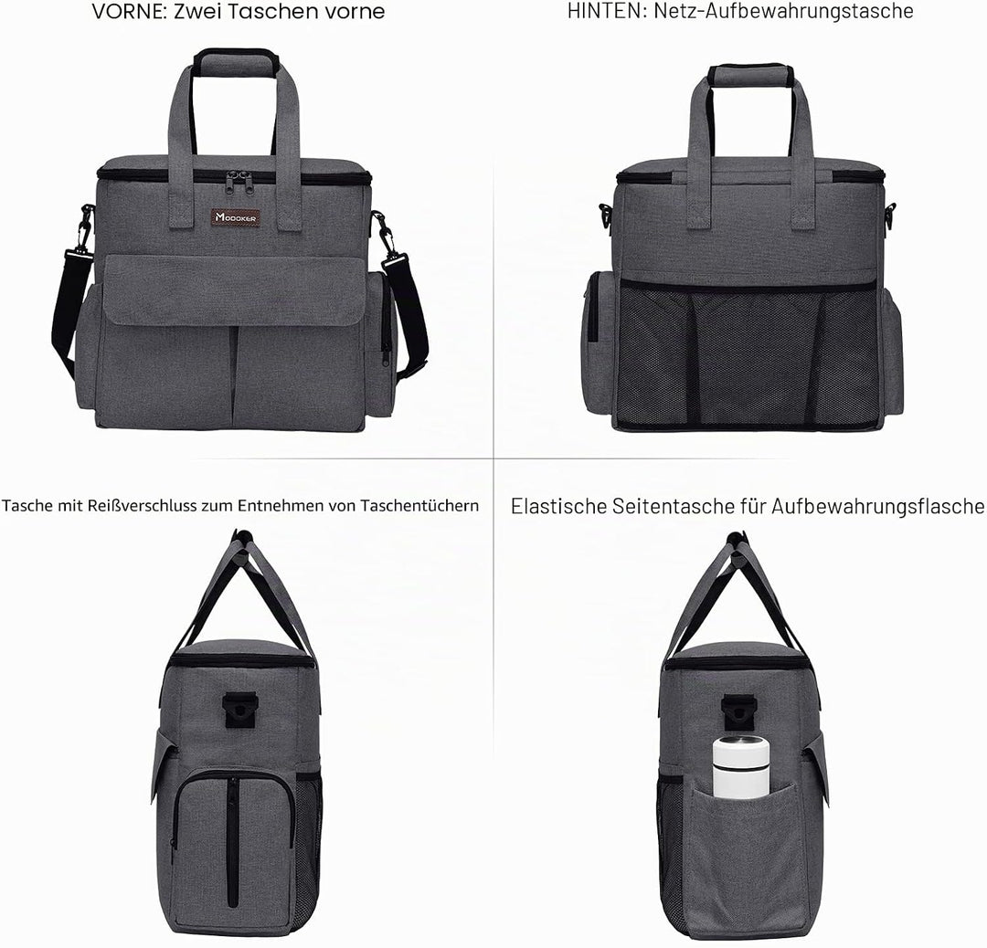 Von Fluggesellschaften zugelassene Haustier-Reisetasche, Wochenend-Hundereiseset für Hund und Katze,