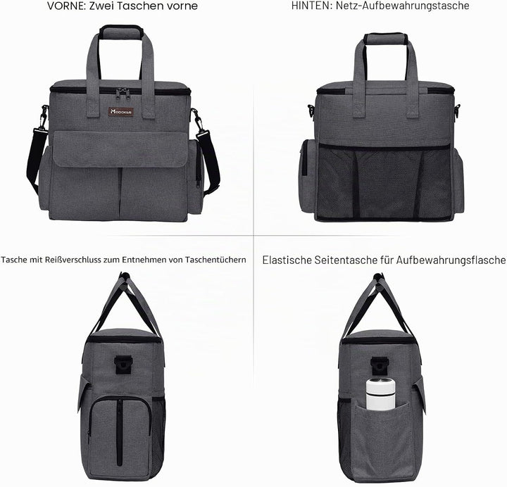 Von Fluggesellschaften zugelassene Haustier-Reisetasche, Wochenend-Hundereiseset für Hund und Katze,