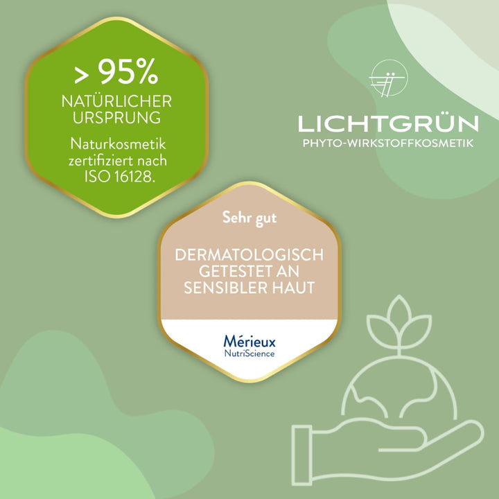 Mizellenschaum 150 ml &amp; Feuchtigkeitscreme 50 ml Set Basics Gesicht LICHTGRÜN® - Mizellen Gesichtsre