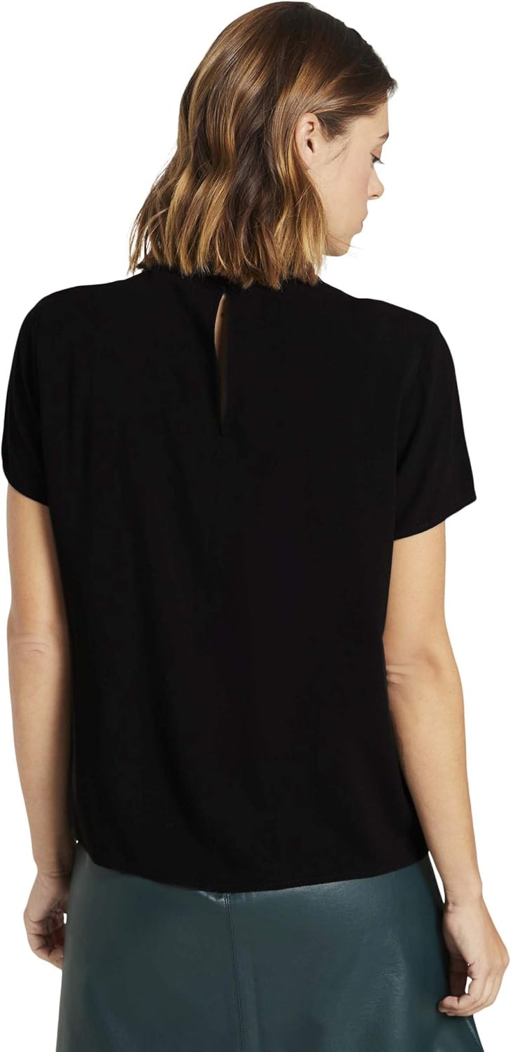 TOM TAILOR Denim Damen T-Shirt S 14482 - Deep Black, S 14482 - Deep Black