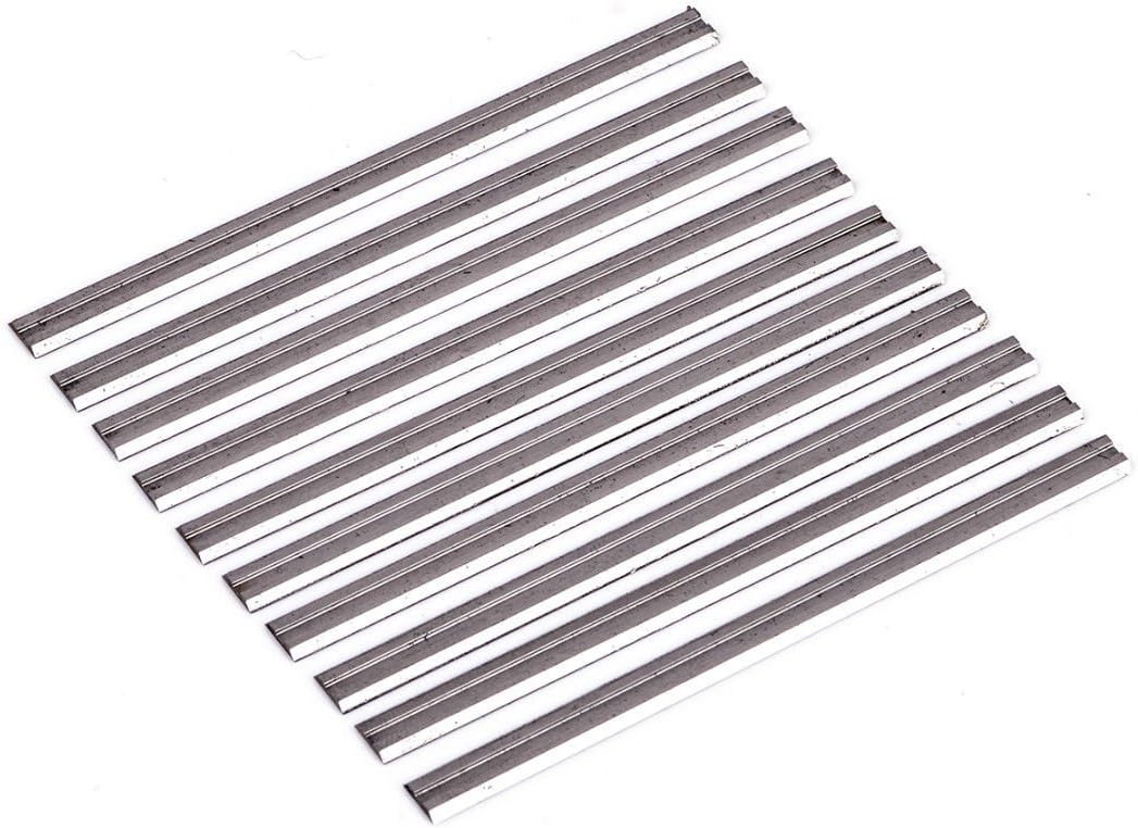 Hobelmesser 82 mm für Makita D-35302 Hartmetall HM Hobelmesser 82mm auch passend für Bosch 10er Pack