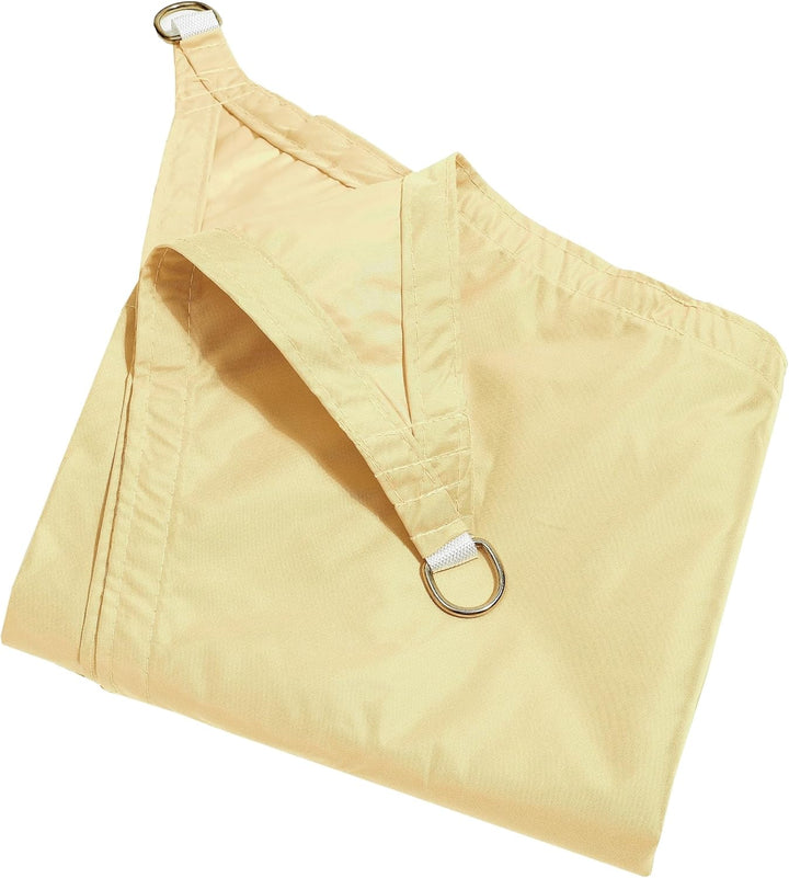 Sonnensegel, 2 m x 2 m, rechteckig, wasserdicht, PES-Polyester, 98 % UV-Schutz, für Terrasse / Garte