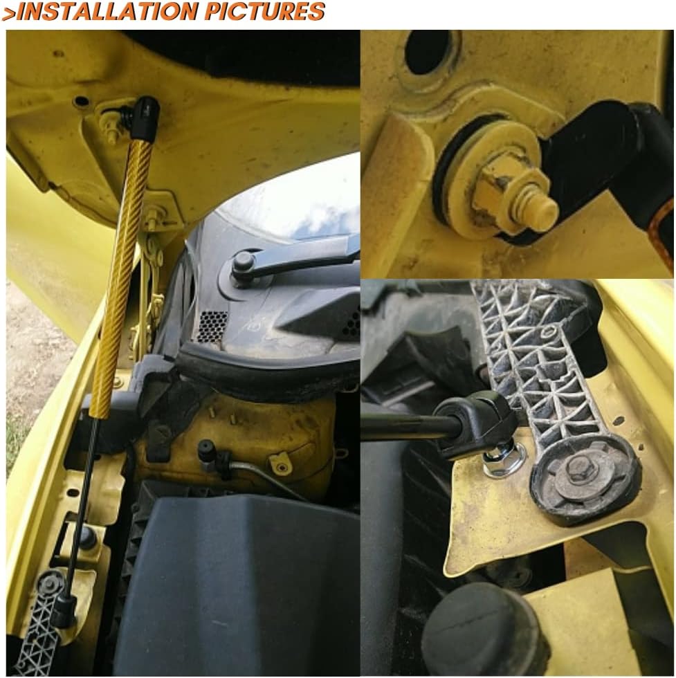 JINGLINGKJ für Astra J MK6 2009-2014 Motorhaube vorne Haubenstreben modifizieren Gasdruckfedern Gasf