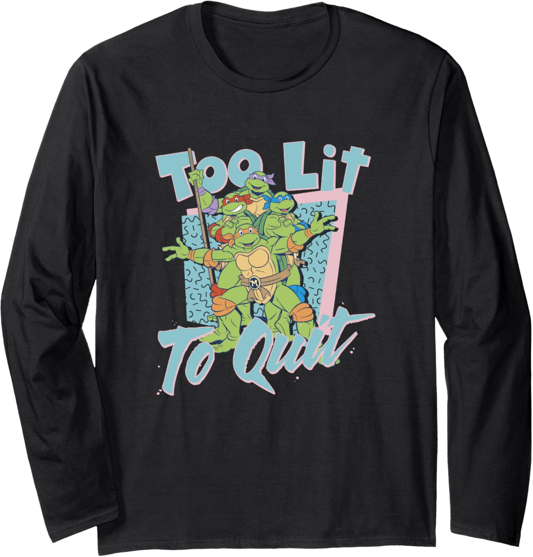 Teenage Mutant Ninja Turtles Too Lit To Quit C1 Langarmshirt