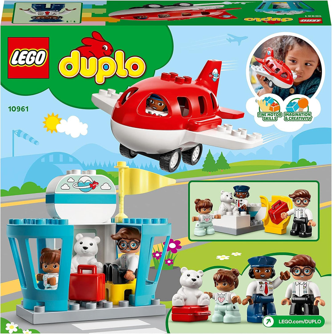 LEGO 10961 DUPLO Town Flugzeug und Flughafen Single, Single