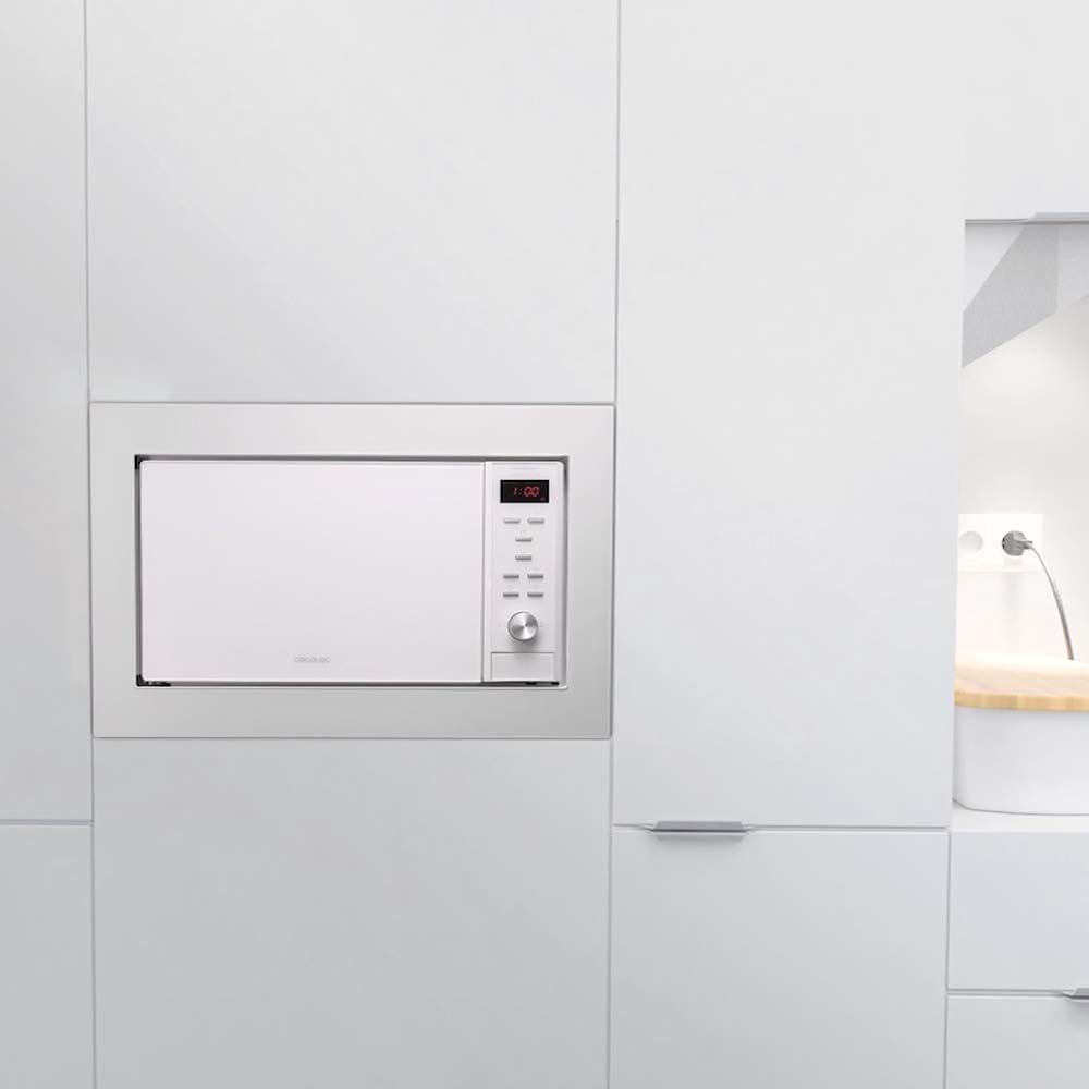 Cecotec Einbau-Mikrowelle Digital GrandHeat 2350 Built-In White, 900W, Integrierbar, 23L, Grill, 9 P