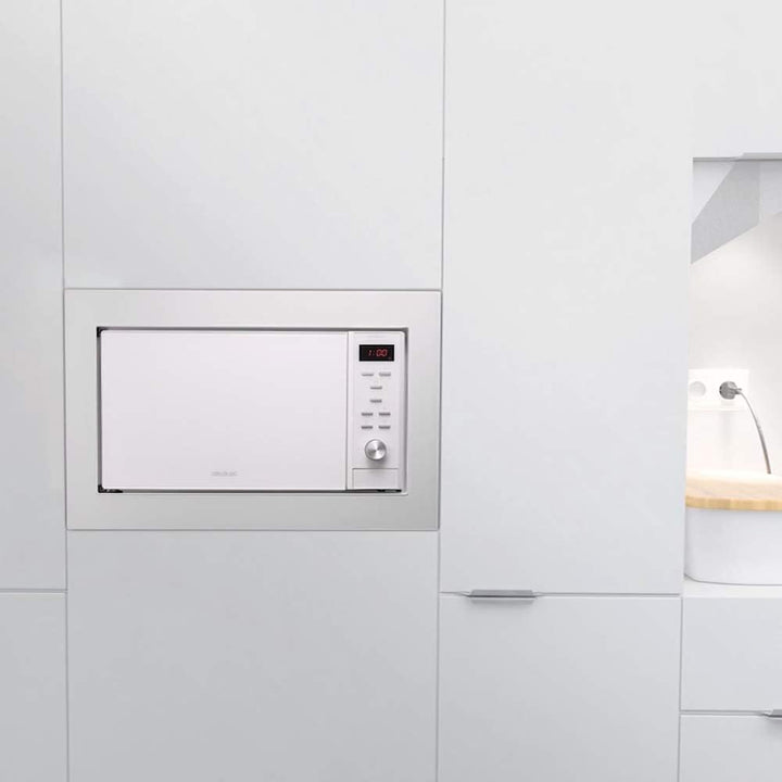 Cecotec Einbau-Mikrowelle Digital GrandHeat 2350 Built-In White, 900W, Integrierbar, 23L, Grill, 9 P