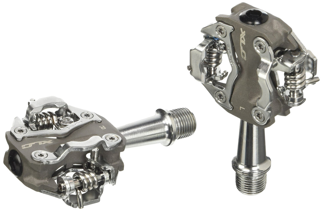 XLC PD-S15 System Fahrradpedal (zweiseitig | Silber/grau) Grau/Silber, Grau/Silber