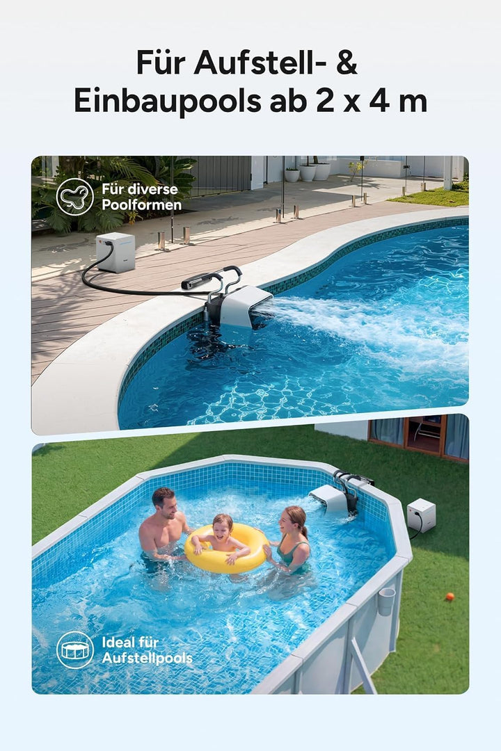 iGarden X5 Gegenstromanlage für Pool - Tragbare Schwimmanlage 700 W, 5 Geschwindigkeitsstufen, bis z