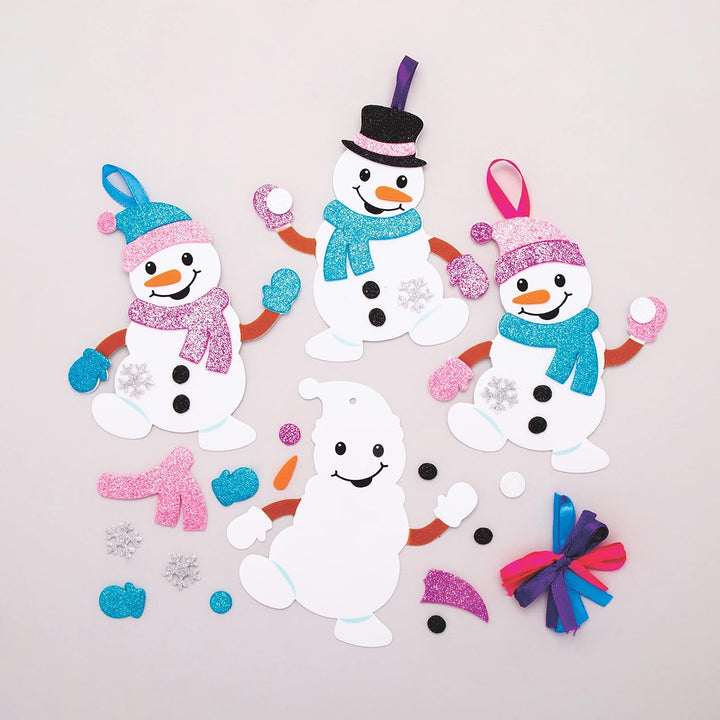 Baker Ross AX460 Schneebedeckter Igel Mix & Match Deko Bastelset Für Kinder - 5 Stück, Kreativsets U