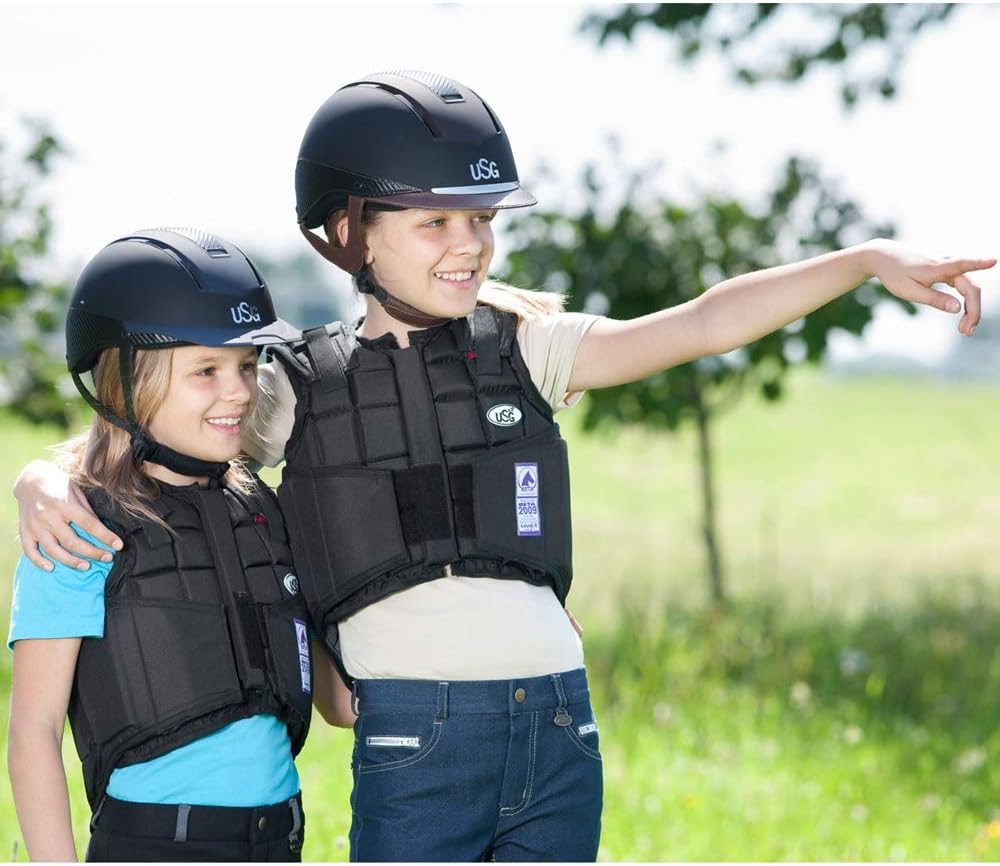 United Sportproducts Germany USG Kinder Sicherheitsweste Flexi, schwarz, S, 65671