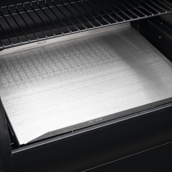 Grillrost.com Das Original Fettablaufblech aus Edelstahl für Traeger Pro Series 22 &amp; 575 53.2 x 39.5