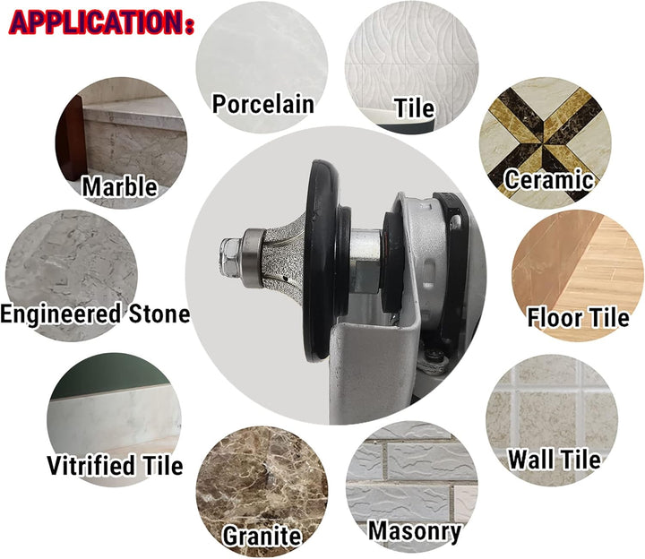 NBB Diamant-Profilscheibe Diamantfräser Fräsbohrer Trennreibahle Profilierungs-Bit für Porzellan Fli