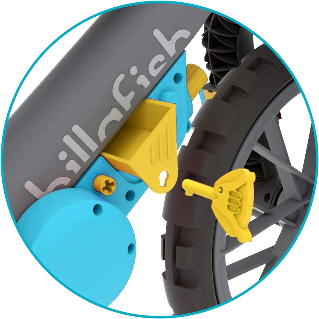 Chillafish BMXIE Laufrad, 12 Zoll Kinderlaufrad mit Bremse, Leuchträdern, als Motorrad Version oder