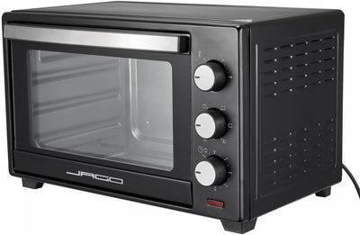 Jago® Minibackofen mit Umluft - Innenbeleuchtung, elektrisch, Doppelglastür, Timer, 100-230 °, 1600W