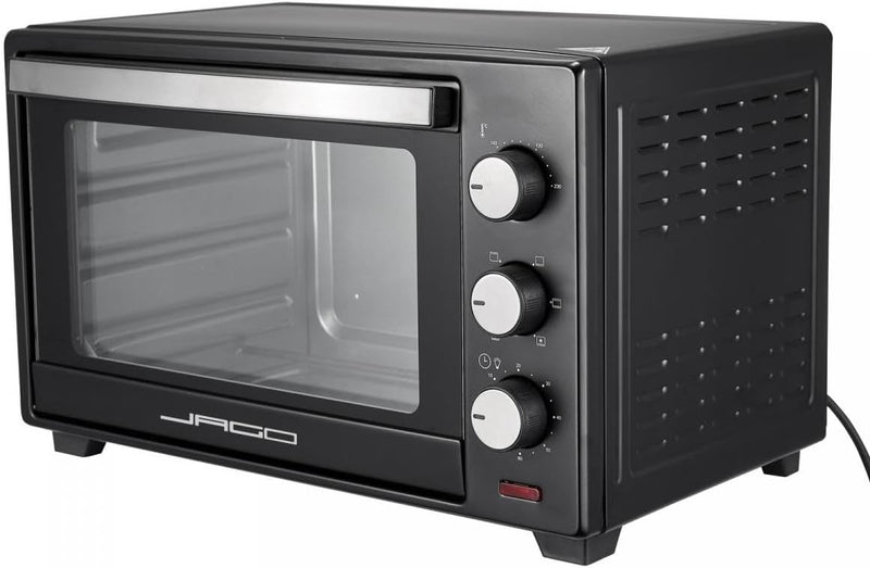 Jago® Minibackofen mit Umluft - 30/48/60L, 1600/2000W, 100 bis 230°C, Timer (0-60 Min), mit Drahtgit