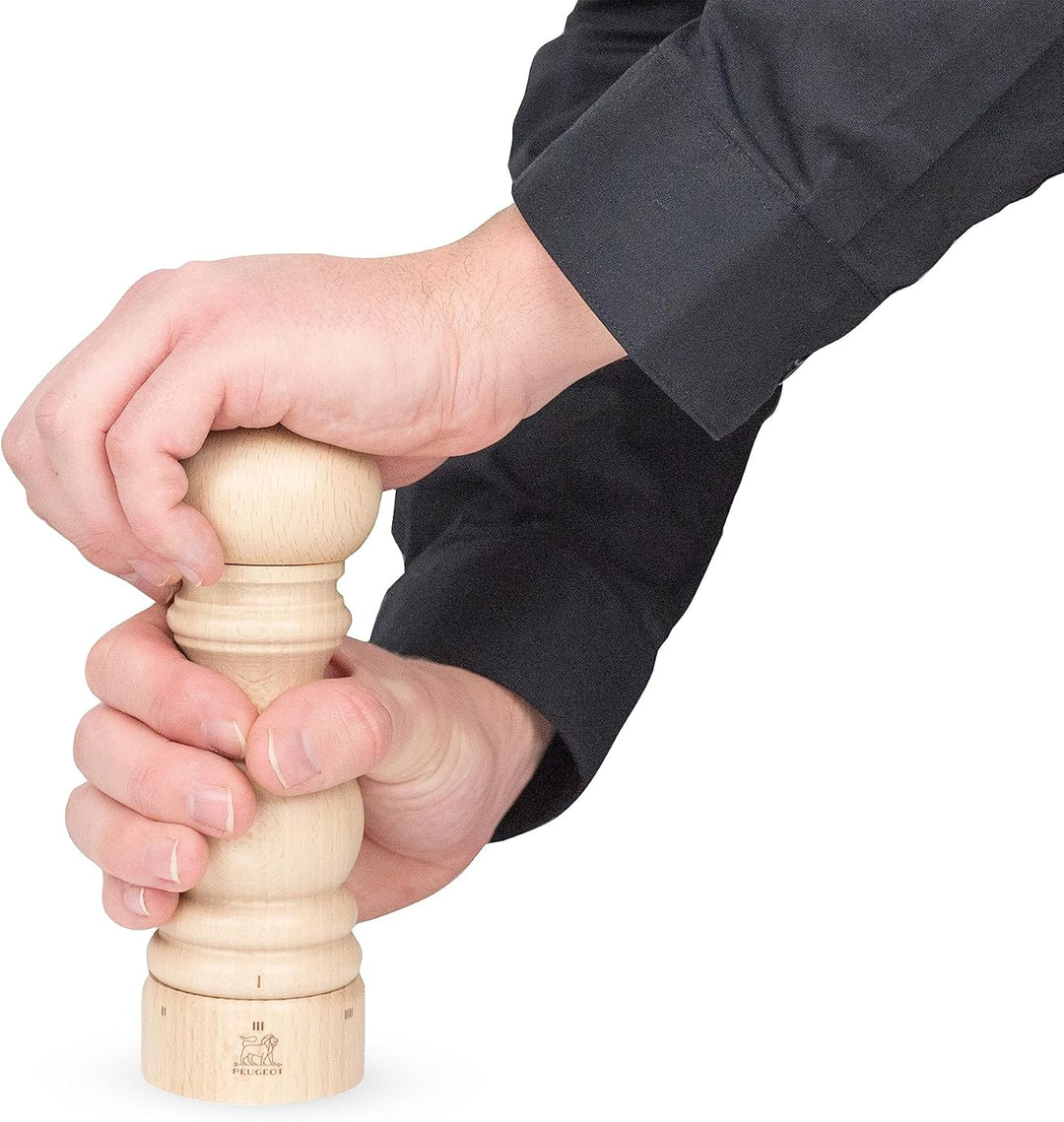 PEUGEOT - Pfeffermühle Paris u‘Select 18 cm - 6 voreingestellte Mahlgrade - Aus PEFC-zertifiziertem