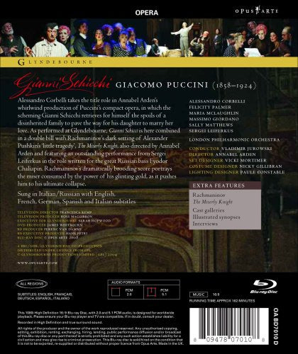 Giacomo Puccini - Gianni Schicchi, Blu-ray