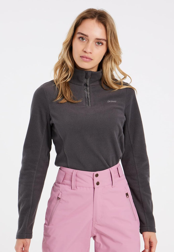 Protest Damen 1/4-reissverschluss MUTEZ M Shadow Grey, M Shadow Grey