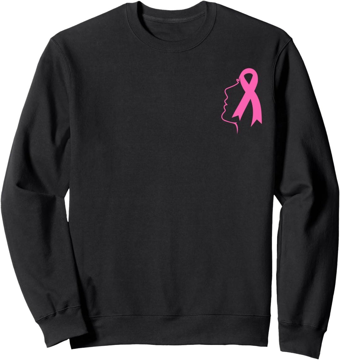 Breast Cancer Ribbon Love Fight Pink October Women Warrior Sweatshirt