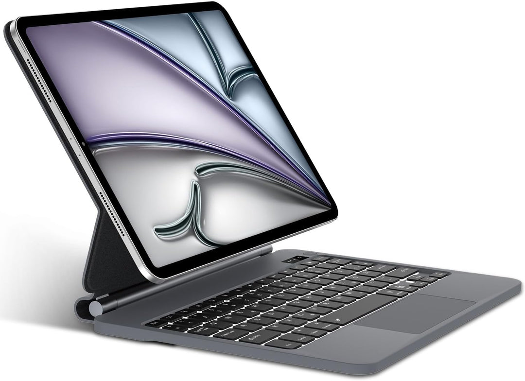 SENGBIRCH Magic Tastatur mit hülle für iPad Air 11" (M3 2025/M2 2024) - Deutsches QWERTZ Layout Hint