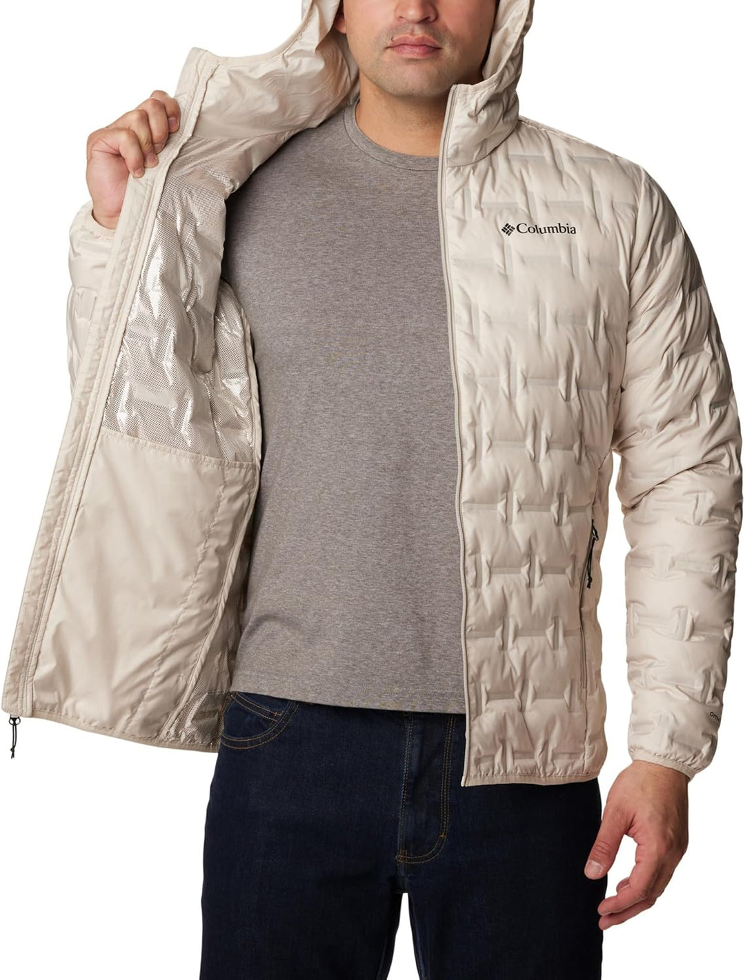 Columbia Herren Delta Ridge Daunenjacke XL Dark Stone, XL Dark Stone