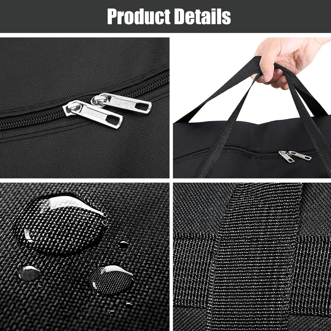 Aufbewahrungstasche,180 L Reisetasche Gross,600D Heavy-Duty Umzugstaschen Mit Reissverschlüssen Hand