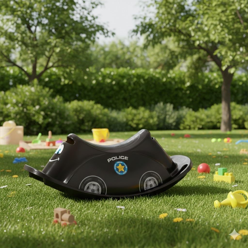 Dantoy – Schaukelpferd mit 1 Sitze - Wippe aus Langlebiger Kunststoff - Kinderwippe für Kinder - 1–5