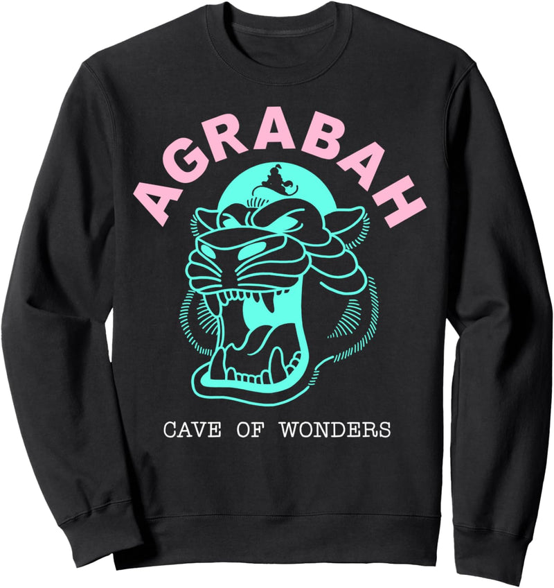 Disney Aladdin Agrabah Cave Of Wonders Outlined Poster Sweatshirt