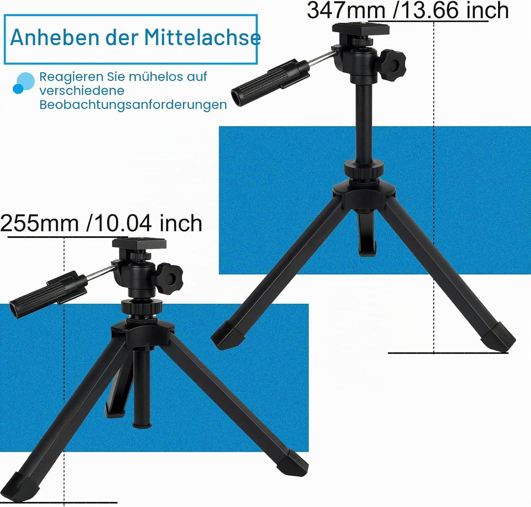 Svbony SV146 Desktop Stativ 10-13.6in Verstellbares Aluminium Tischstativ Leichtes und Tragbares Min