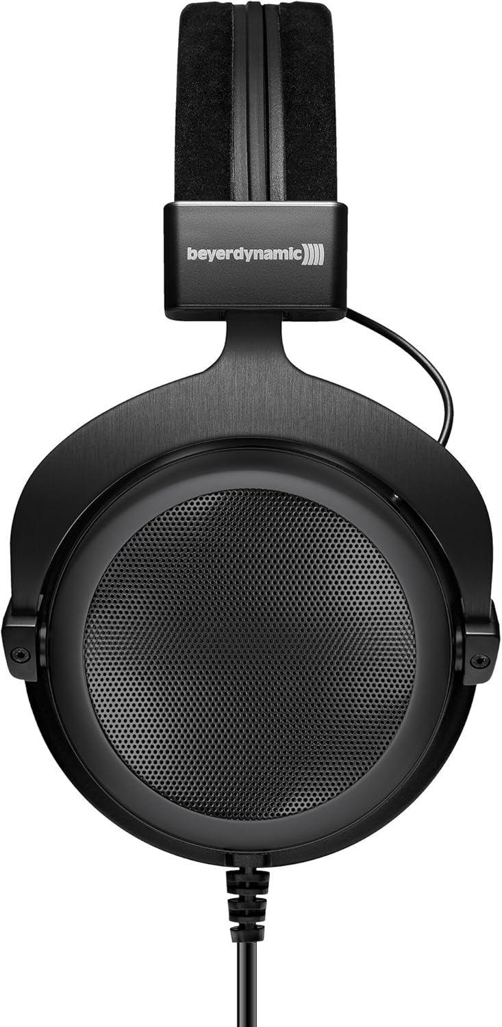 beyerdynamic DT 880 hochwertige, halboffene Over-Ear-Kopfhörer mit HiFi-Stereo, 250 Ohm, Schwarz, Li
