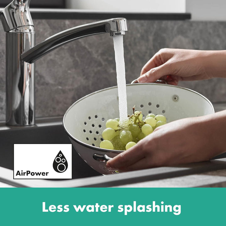 hansgrohe Küchenarmatur MySport, Wasserhahn Küche mit Auslauf Höhe 160 mm, wassersparend, 360° drehb