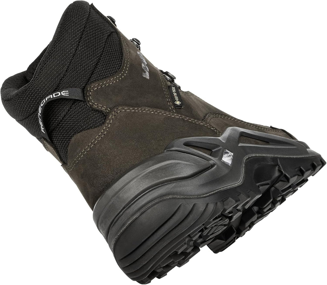 LOWA Stiefel mittel Renegade GTX MID W 42 EU Dunkelbraun Schwarz, 42 EU Dunkelbraun Schwarz