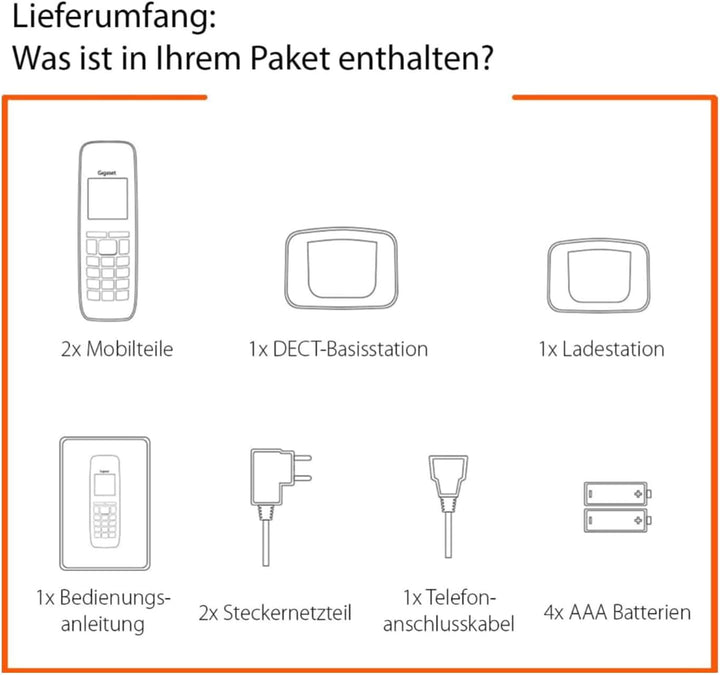 Gigaset C575A Duo, 2 Schnurlose Telefone mit Anrufbeantworter, grosses Farbdisplay mit aktueller Ben
