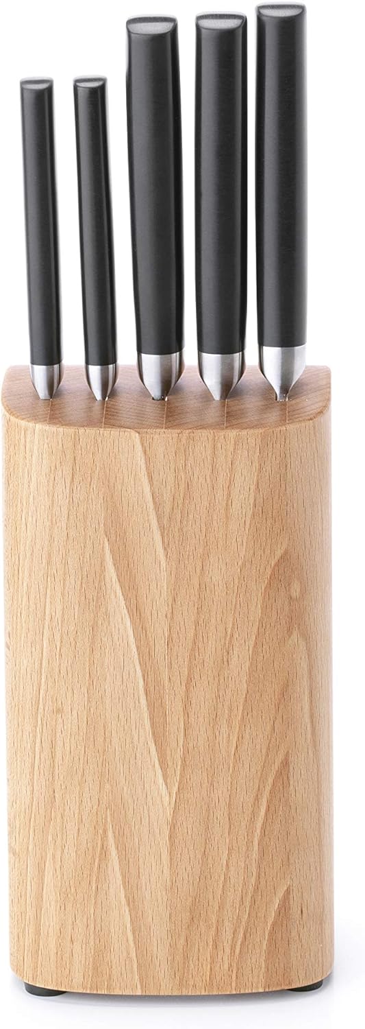 Brabantia Messerblock mit Messer, Schwarz, Einheitsgrösse