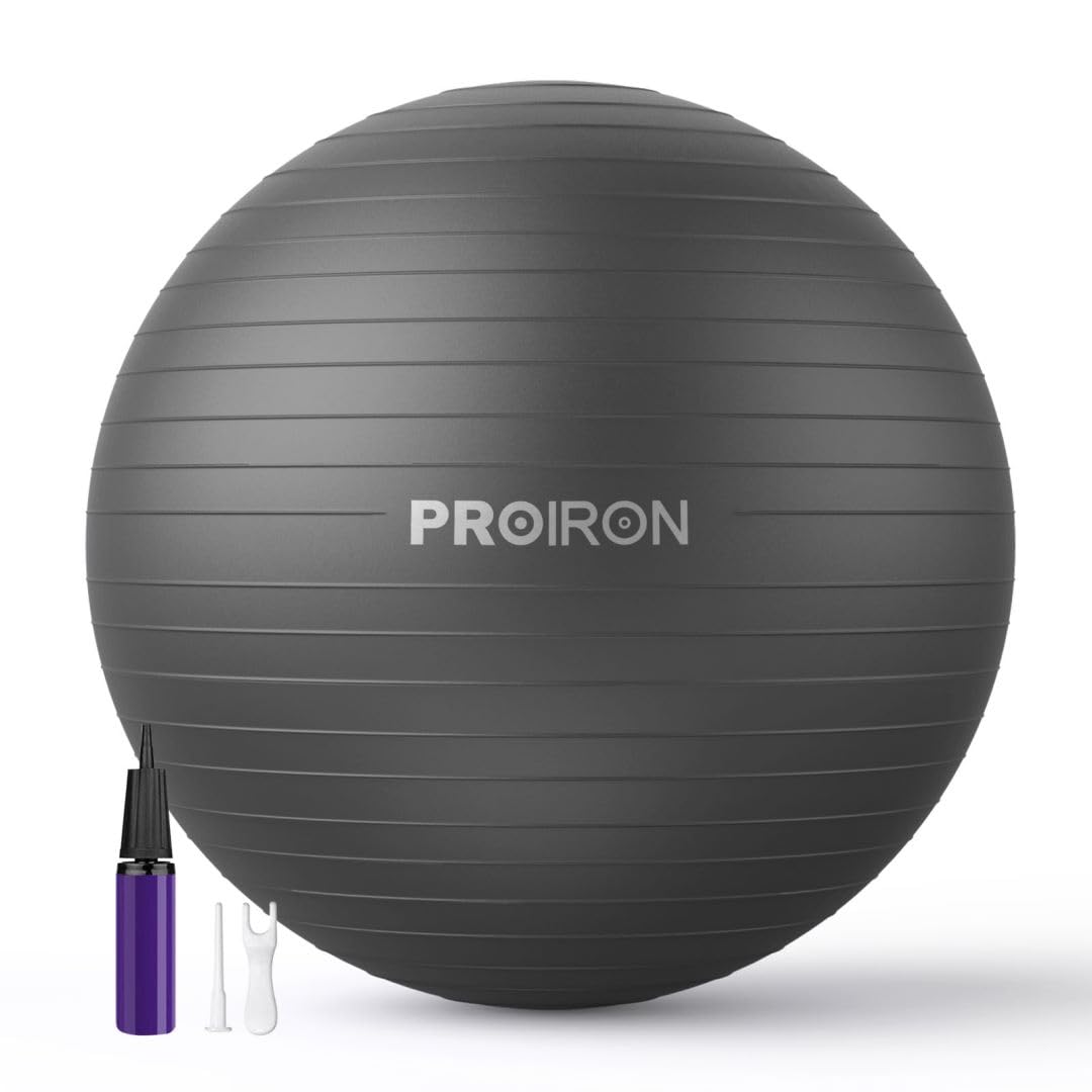 PROIRON Gymnastikball Pezziball Sitzball Trainingsball Fitnessball & Balance für Core-Training mit P