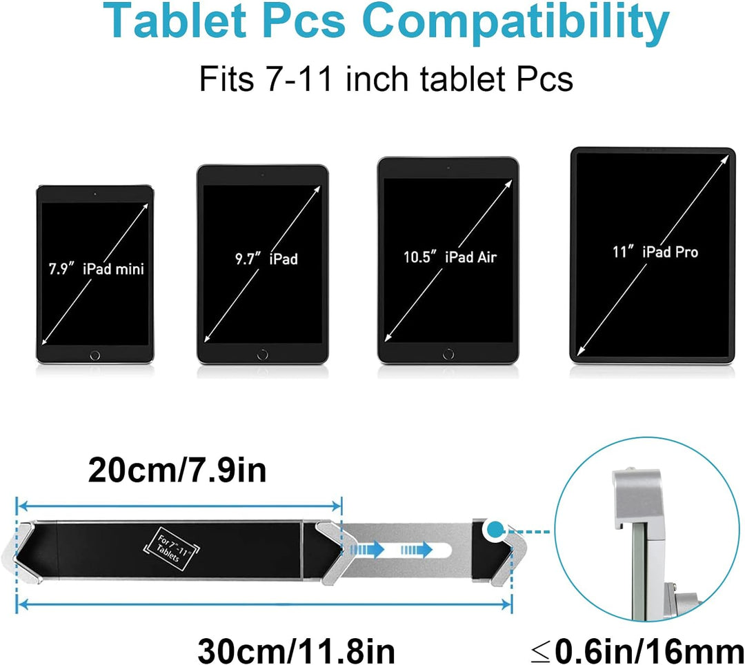 woleyi Anti-Diebstah Tablet Wandhalterung, Heavy Duty Gelenkarm Tablet Halterung für Kiosk, Store fü