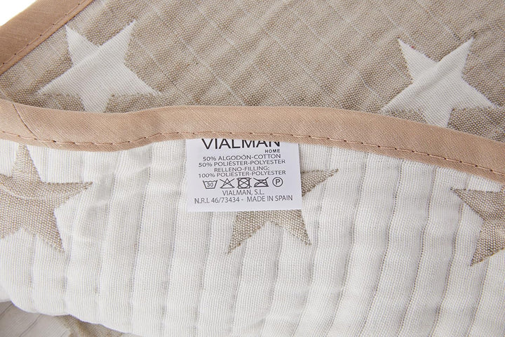 VIALMAN Tagesdecke, Beige, 90 90 Beige, 90 Beige