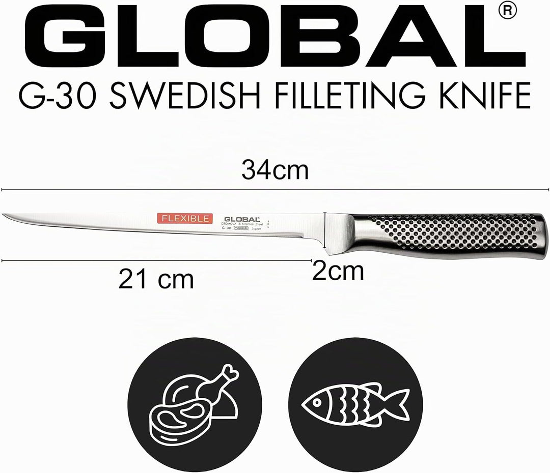 Global G-30 Filetiermesser, 21