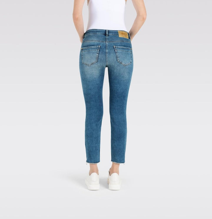 Mac Damen Jeans Rich Slim Slim Fit, 34W / 26L D415 Authentic Indigo Used
